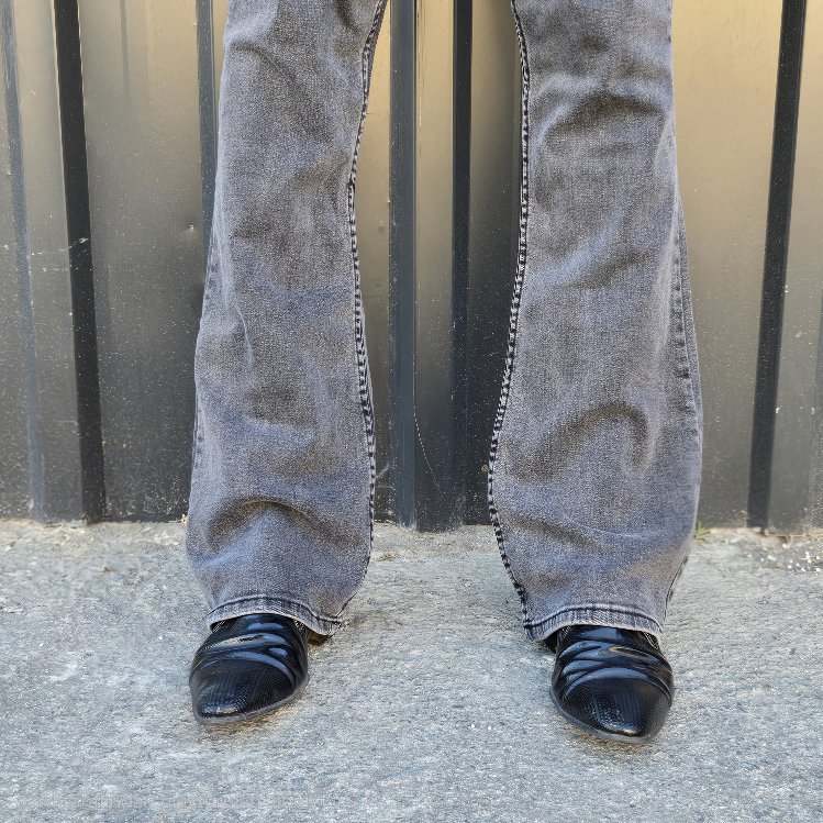 Bootcut Antrasit Denim Jean