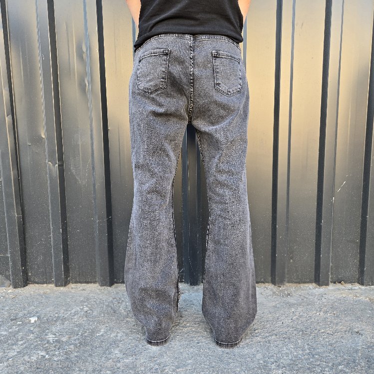 Bootcut Antrasit Denim Jean