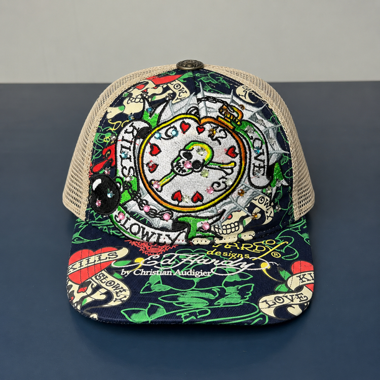 Ed Hardy Love Clock Trucker Cap