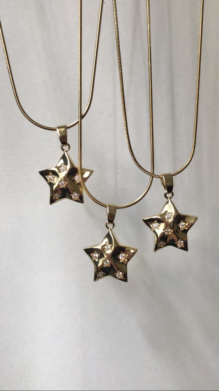 Star Kolye | Çelik 
