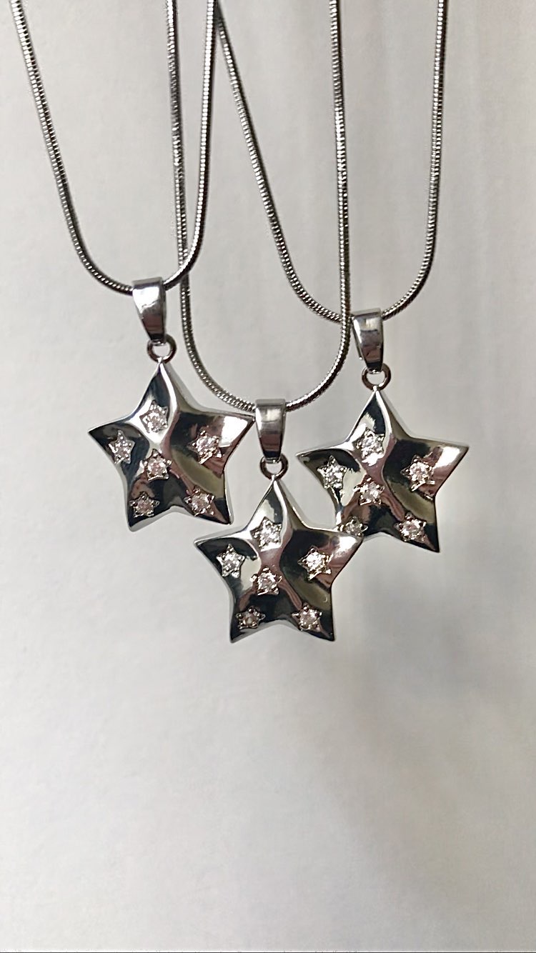 Star Kolye | Çelik 