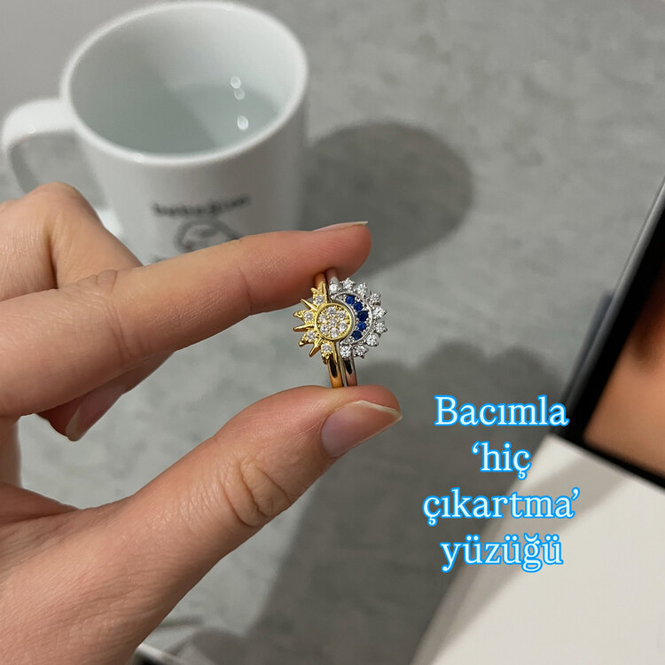 Ay güneş yüzük |ayarlanabiliyor