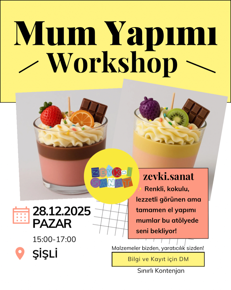 Mum Yapımı Workshop