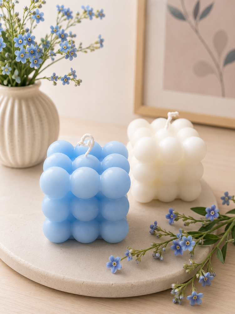 Bubble mavi/beyaz