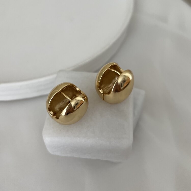 ÇELİK BOMBELİ Sepet Küpe GOLD ve GÜMÜŞ Seçeneği