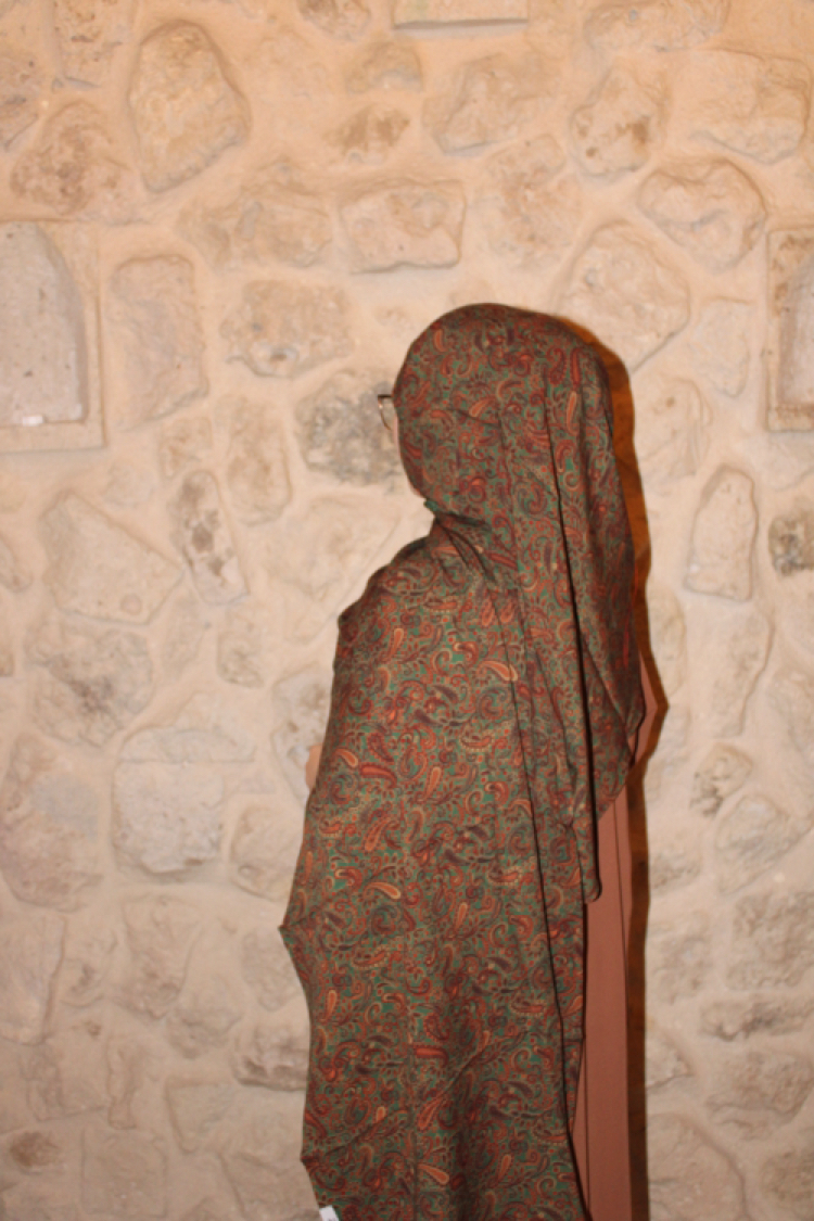 Zeyla etnik desen pamuklu şal