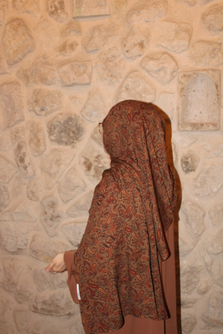 Zeyla etnik desen pamuklu şal