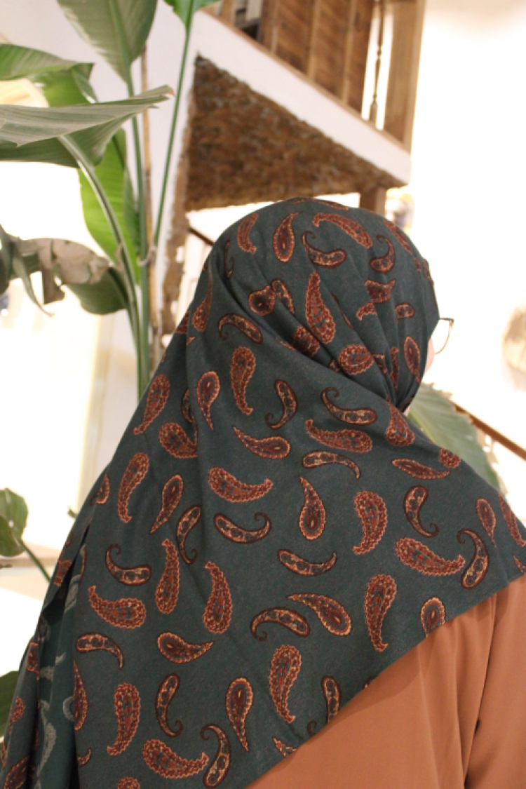 Zeyla etnik desen pamuklu şal