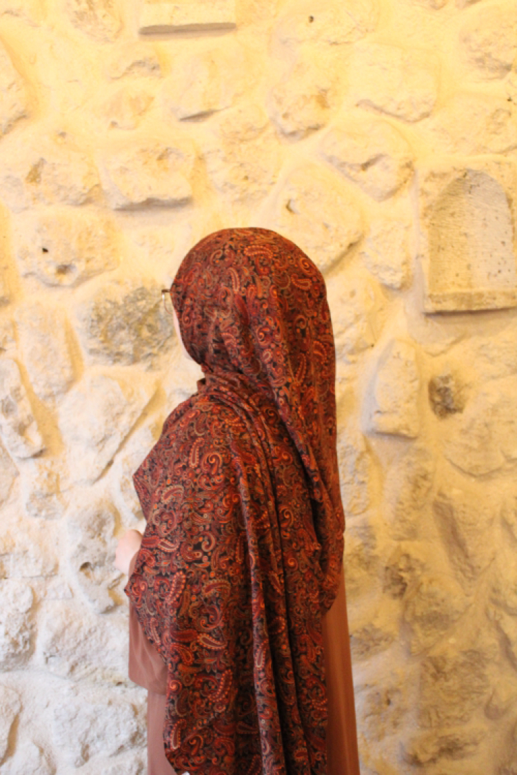 Zeyla etnik desen pamuklu şal