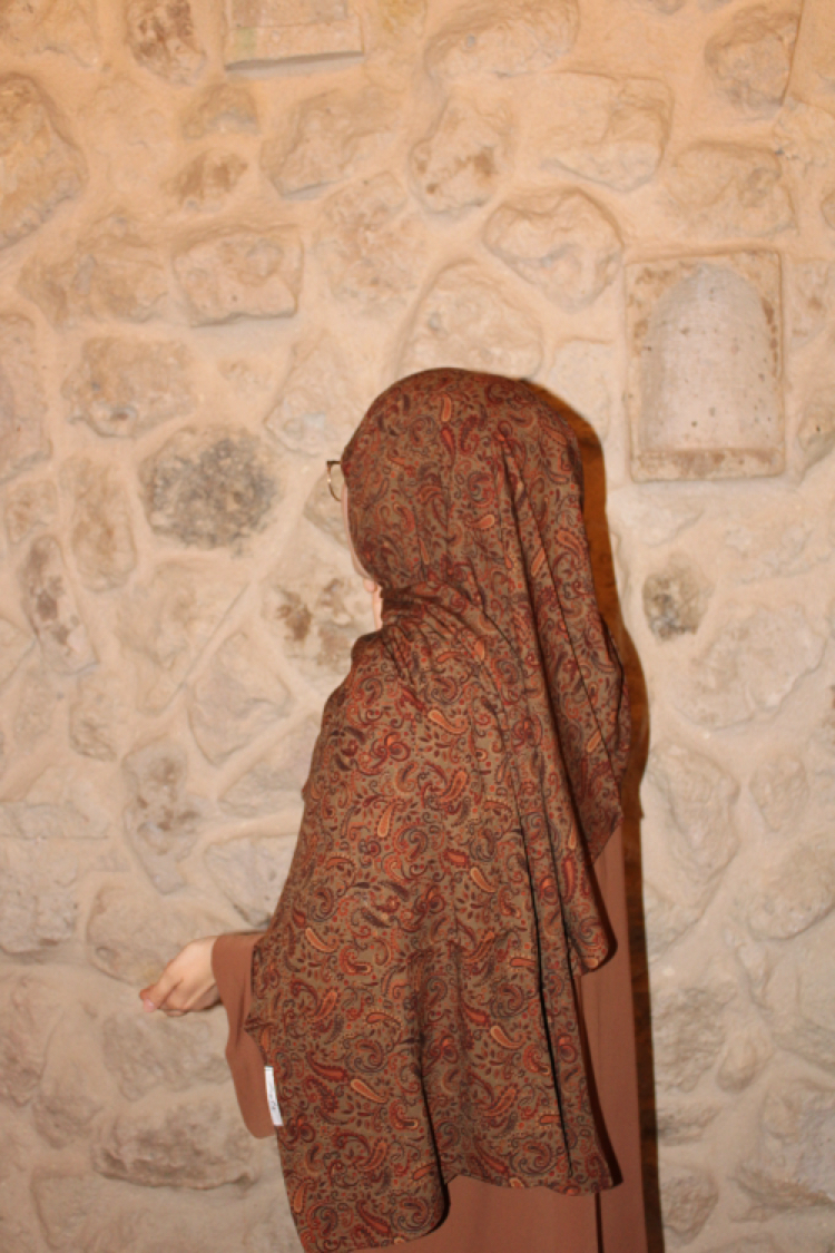 Zeyla etnik desen pamuklu şal