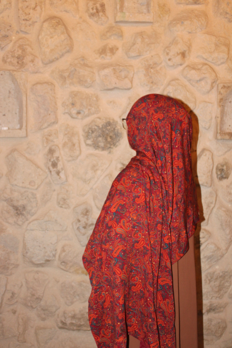 Zeyla etnik desen pamuklu şal 
