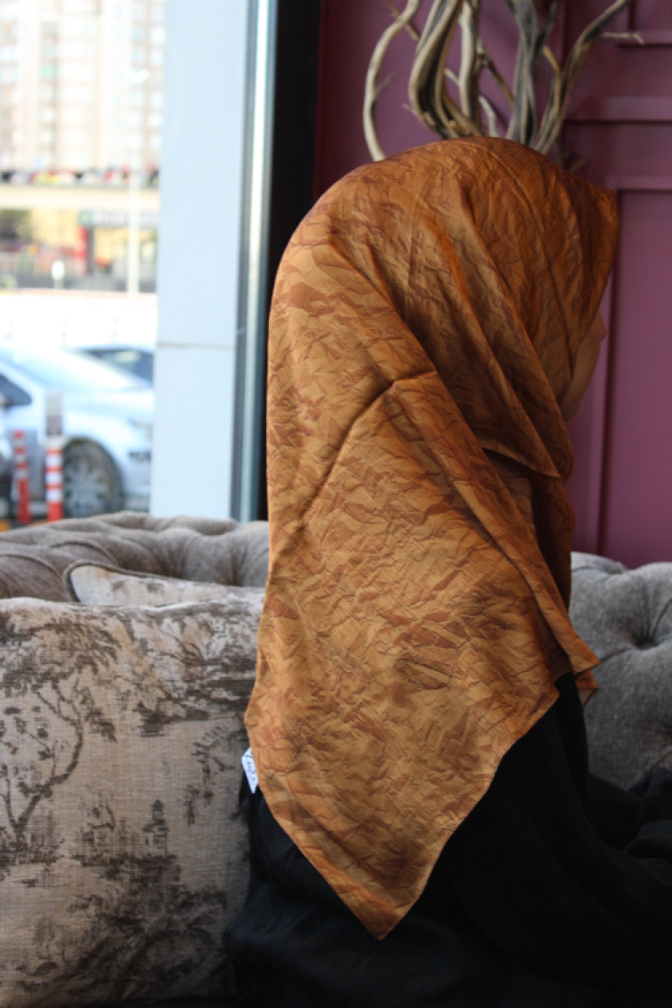 Denim model eşarp