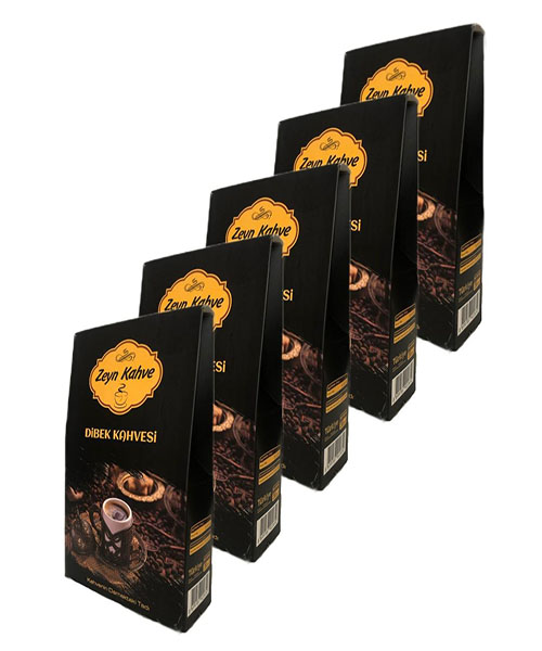 5 x 200 gr Zeyn Kahve -Dibek Kahvesi