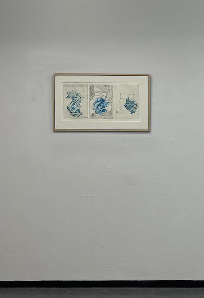Triptych SAPP, 31x102 cm size original etching print on 350 gr Hanemühle paper (of 10 editions)
