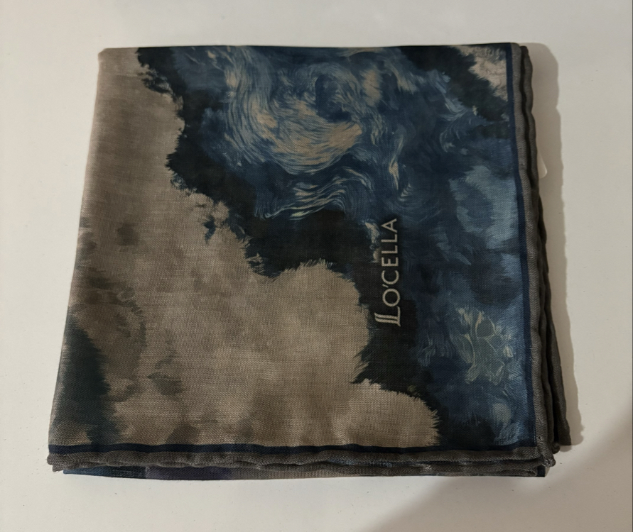 Locella soft eşarp mavi