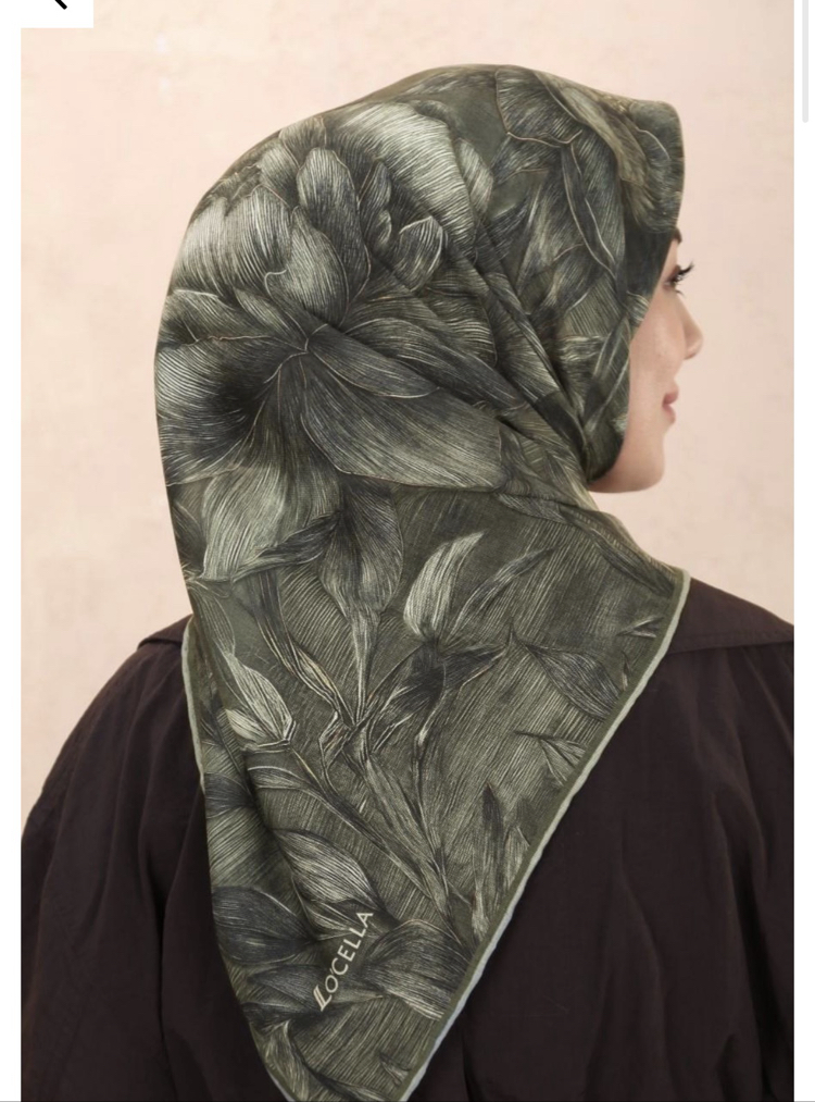 Locella soft eşarp yeşil
