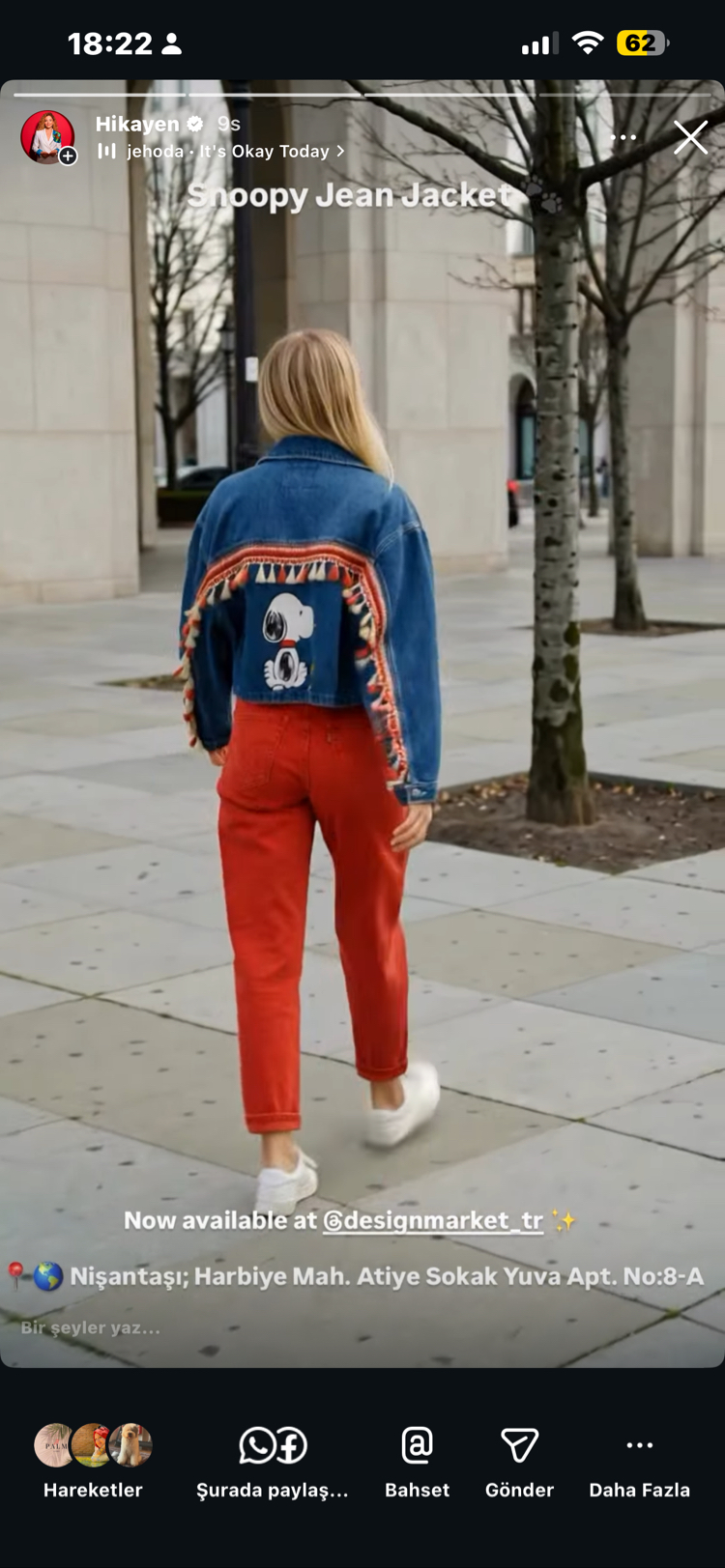 Denim ceket