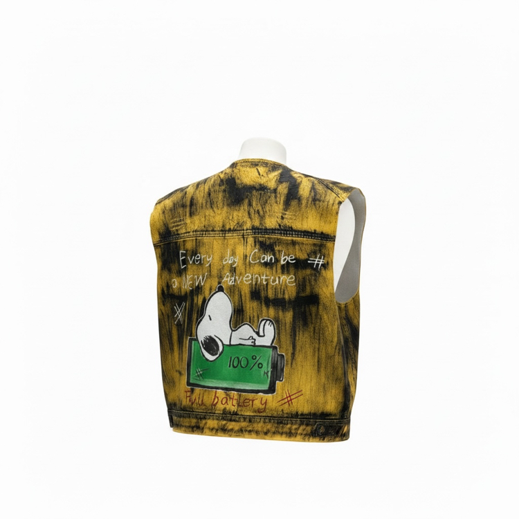 Denim yelek/unisex