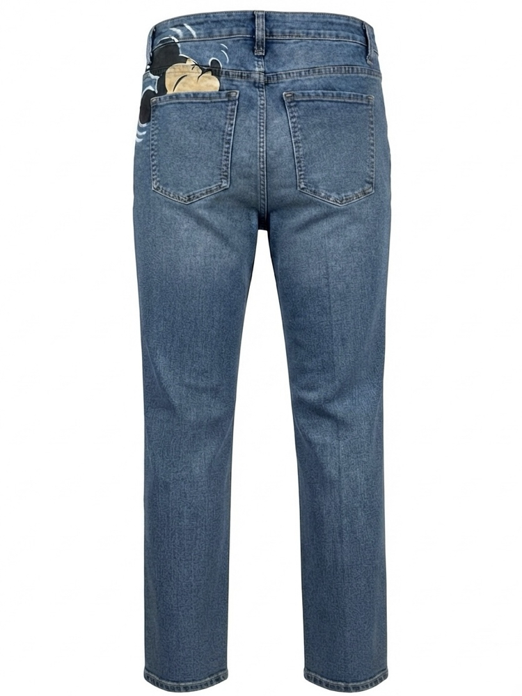 Denim handpaint