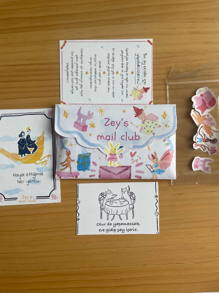 Zey’s mail club Ekim