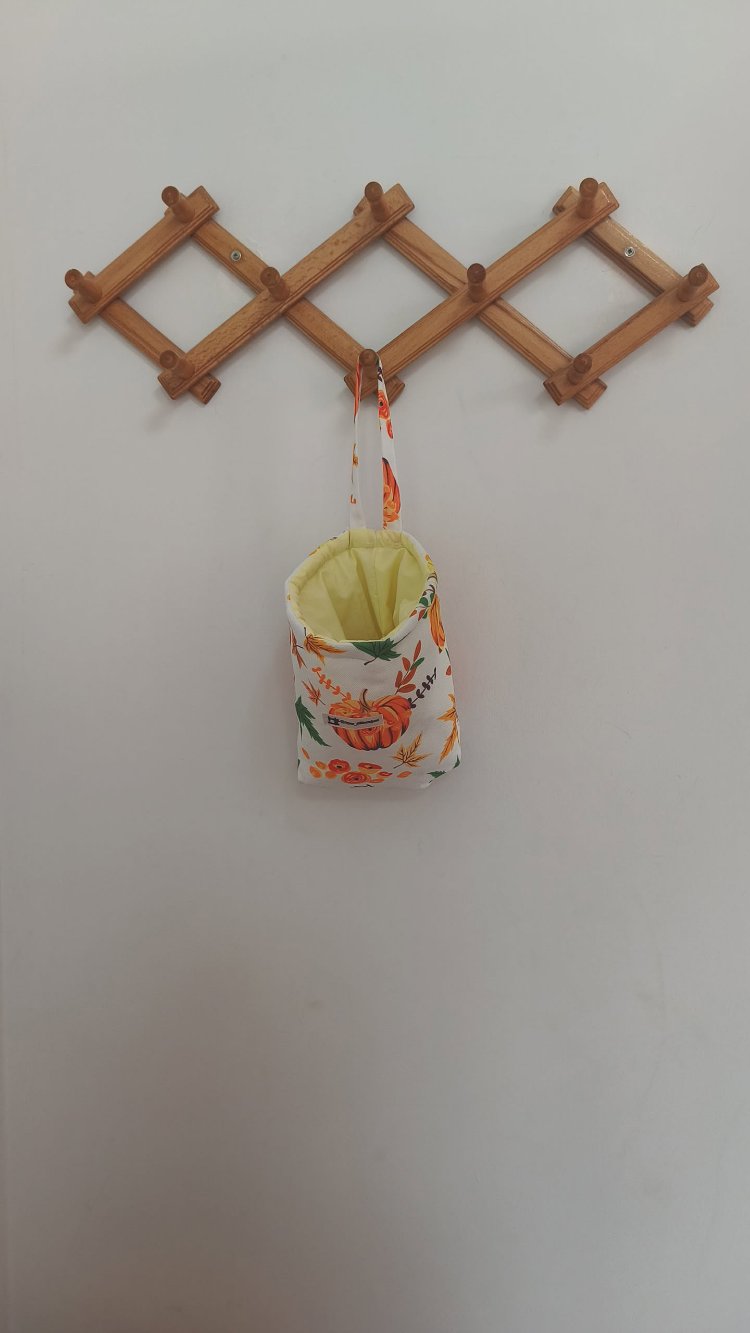 Bal kabağı desenli Organizer