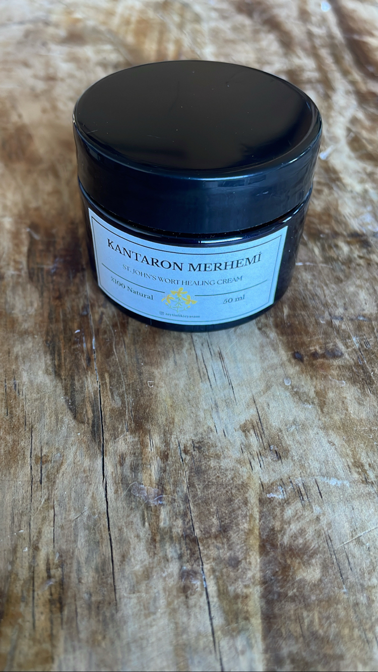 Kantaron Merhemi 50ml amber cam kavanoz