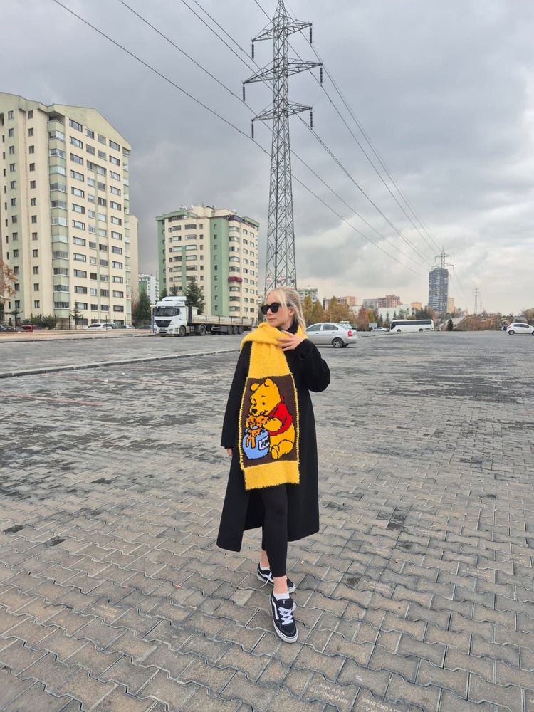 Winnie The Pooh Figürlü Atkı Tarifi