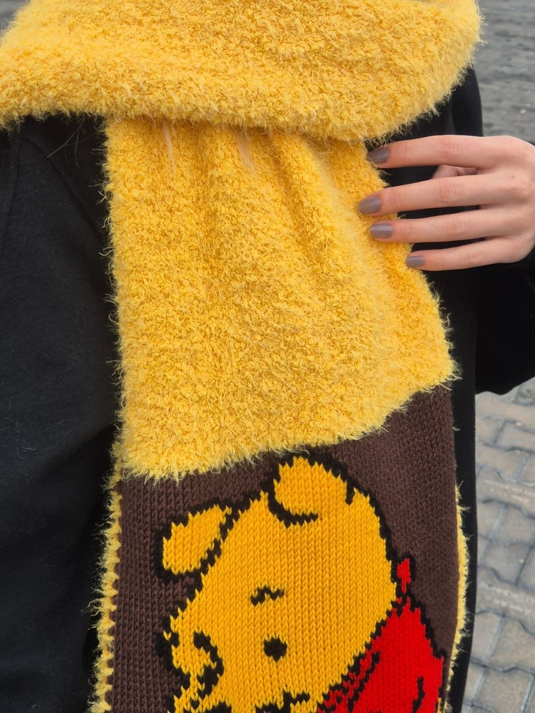 Winnie The Pooh Figürlü Atkı Tarifi