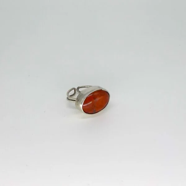 Jasper Taşlı Oval Yüzük K0696
