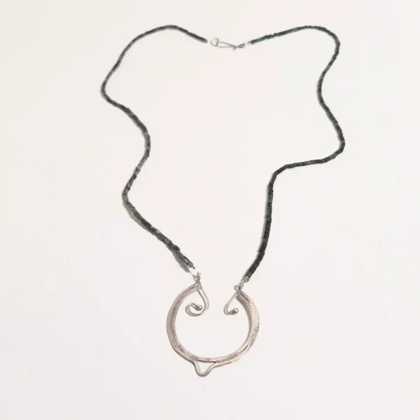 Yeşim Taşlı Mask Kolye K0203