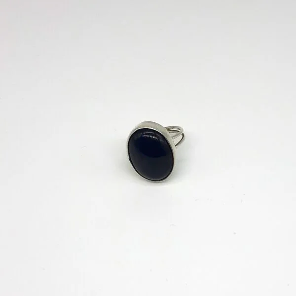 Onix Taşlı Büyük Oval Yüzük K0967