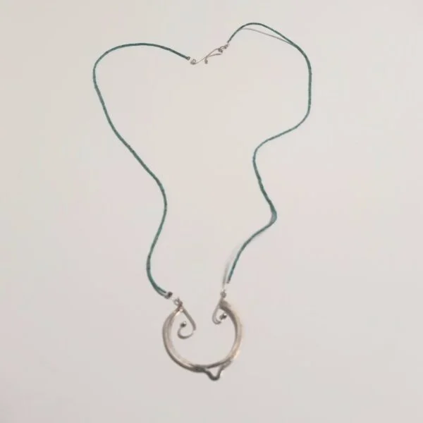 Turkuaz Taşlı Mask Kolye K0211