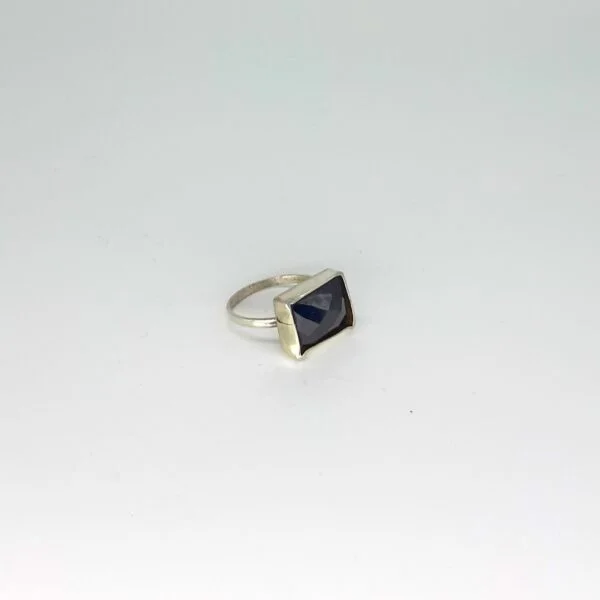 Safir Dikdörtgen Yüzük K0650