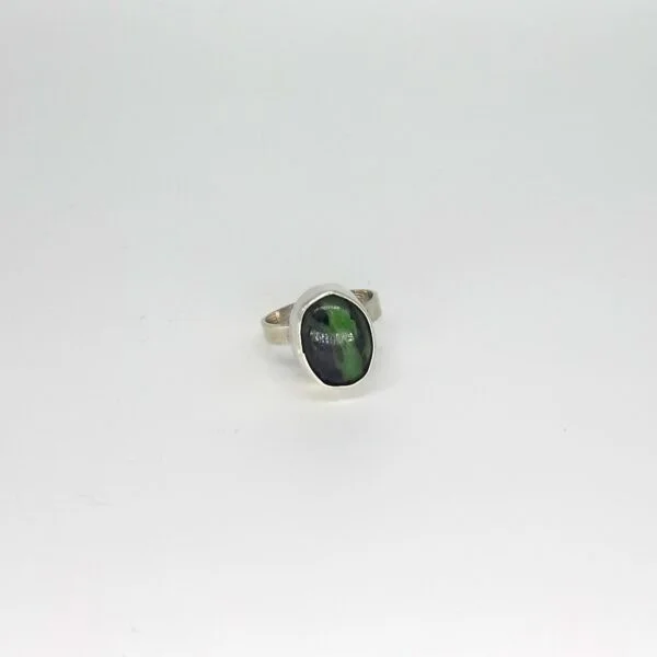 Jasper Taşlı Oval Yüzük K0678