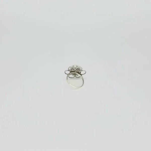 Mercan Taşlı Çiçek Yüzük K0580