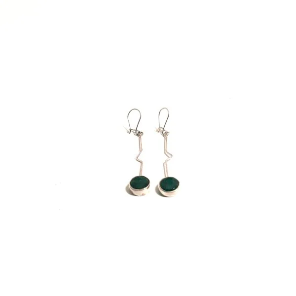 Sallantılı Zizgzag Küpe K0295
