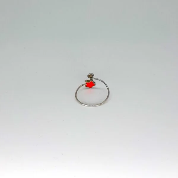 Kırmızı Yıldız Yüzük K0803