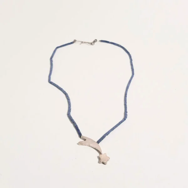 Lapis Lazuli Taşlı Kuyruklu Yıldız Kolye K0188