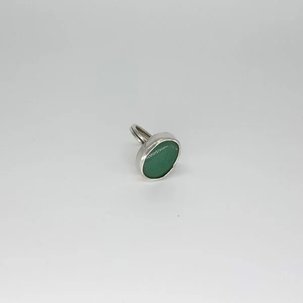 Aventürin Taşlı Oval Yüzük K0632