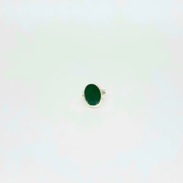 Akik Taşlı Oval Yüzük K0584