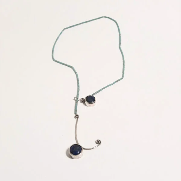 Lapis Lazuli Turkuaz Taşlı Kolye K0184