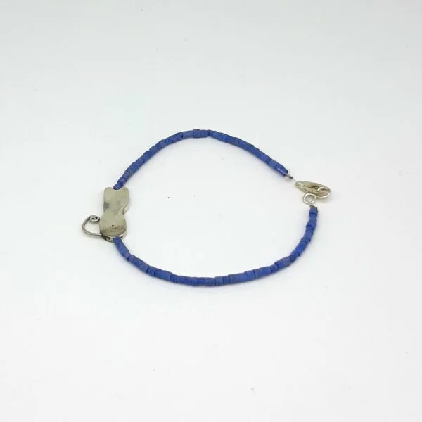 Lapis Lazüli Taşlı Kedi Bileklik K0940