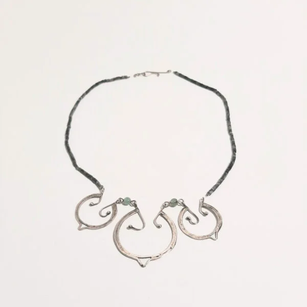 Yeşim Avanturin Taşlı Mask Kolye K0191