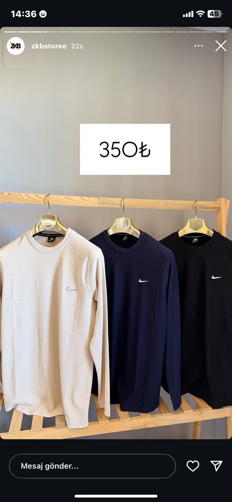 Erkek nike sweat