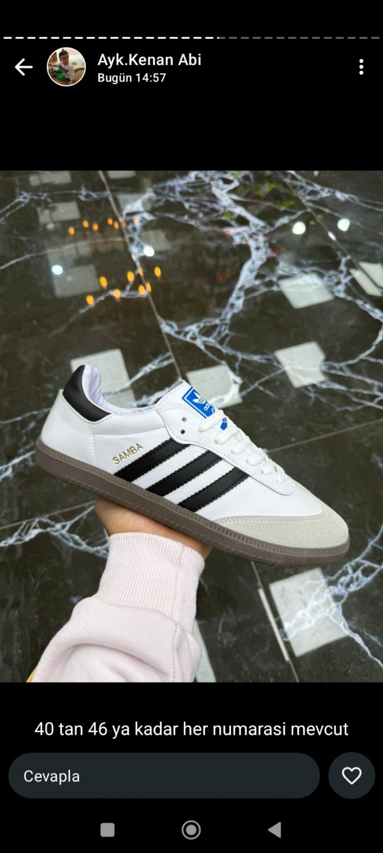 Adidas Samba Beyaz Spor Ayakkabı