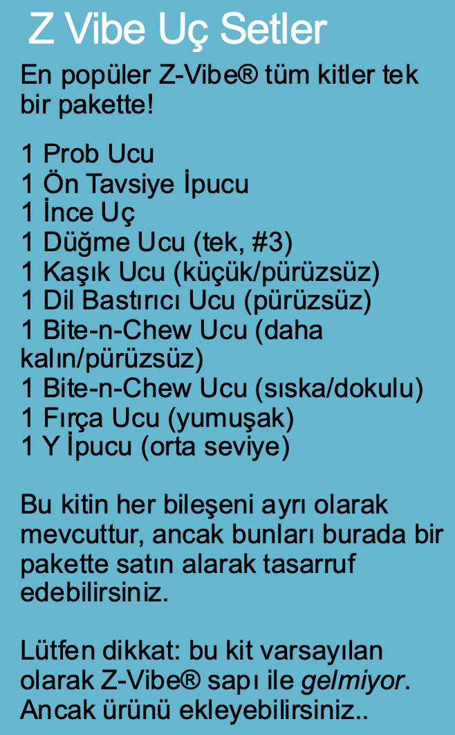 Z VİBE BESLENME KİTİ (3 YAŞ ve Üzeri)