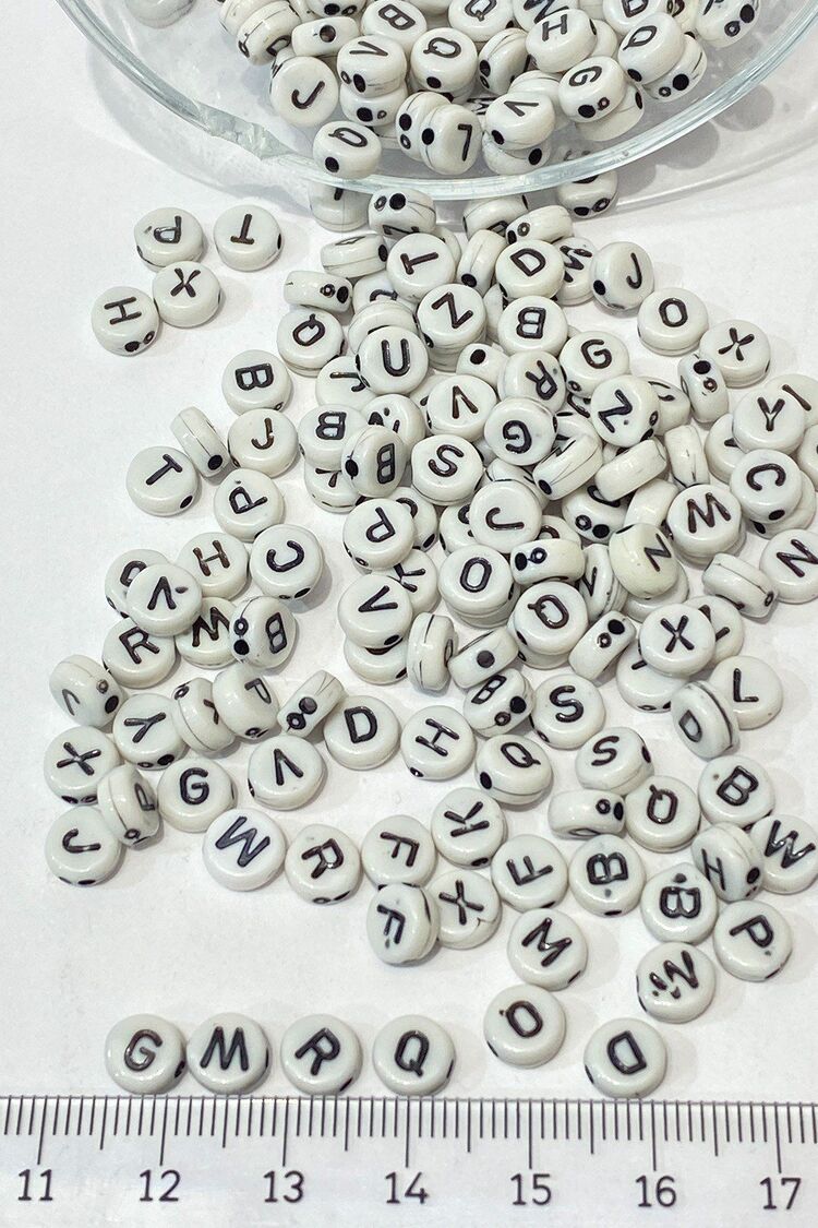 Harfli Boncuk 25 gr (175-180 Adet )
