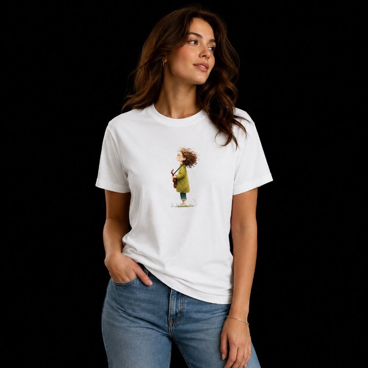 Gitarcı Kız T-shirt 