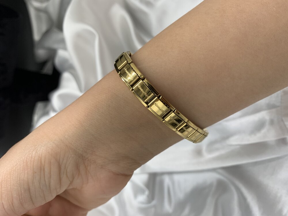 Nomination Italyan Charm Bileklik Gold Paslanmaz Çelik (18cm Standart)