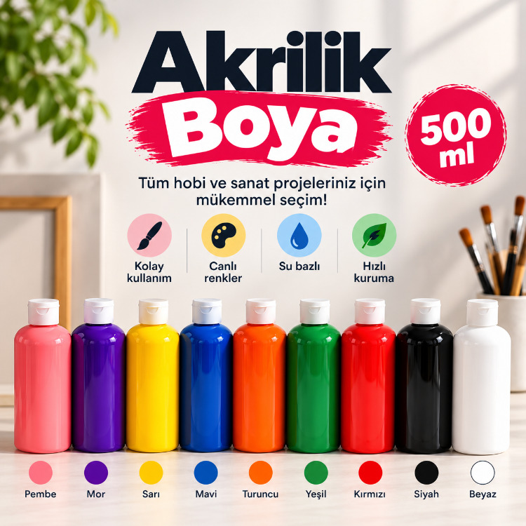 Akrilik Boya 500 ml